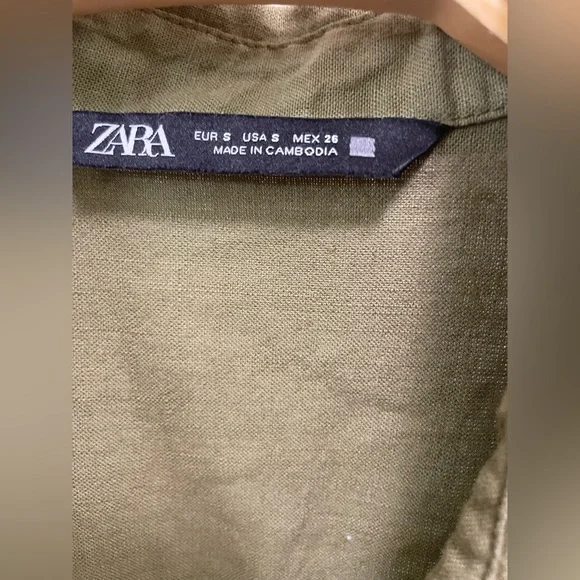 Zara women’s casual midi dress with belt - Picture 5 of 5